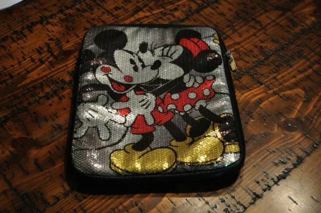 disney mickey mouse minnie Zip Case for iPad Tablet Devices 10x8” Inches Padded