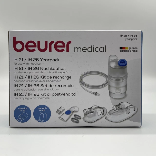 Beurer IH 26 / IH 21 Yearpack - Zubehör zum Inhalator mit Kompressor-Druckluftte
