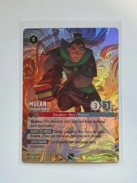 DISNEY LORCANA CHALLENGE Promos Year 3 - Mulan - Charging Ahead