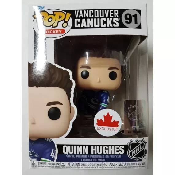 Figur Funko Pop! Sports Hockey NHL Vancouver Canucks Quinn Hughes L