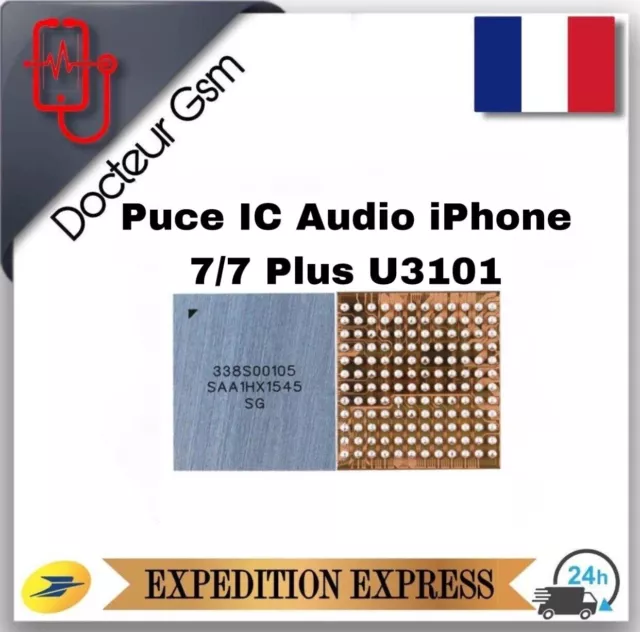 Puce Circuit IC  Audio  338S00105  U3101  Pour iPhone 7 / 7 Plus