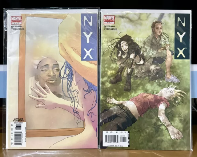 NYX #6, #7 X-23 Laura Kinney (Marvel Comics 2004) VF/NM