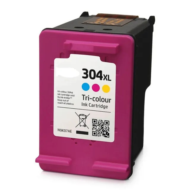 1 x No 304XL Colour Non-OEM Alternative Ink Cartridge For HP Printers