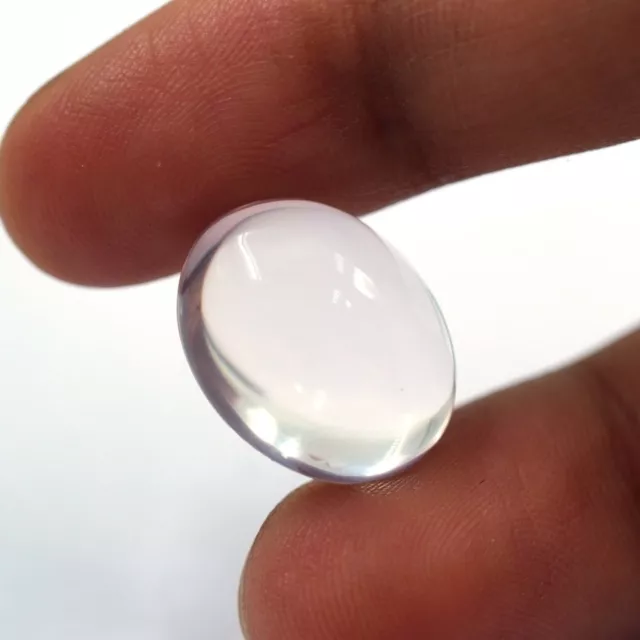 Rose Quartz Cabochon 16x12.5mm Natural Pink Gems 10Cts Handmade Plain Oval RQ-13