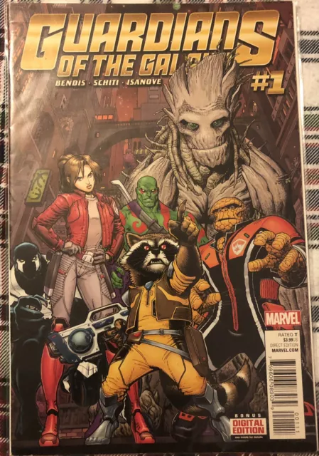 Marvel Comics Guardians Of The Galaxy Vol 4 Issue 1 Starlord Avengers Groot