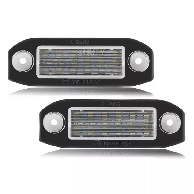 2X NUMBER PLATE LED Light For Volvo C70 S40 S60 S80 V50 V60 V70 XC60 XC70  XC90 £10.59 - PicClick UK