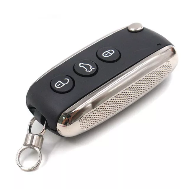 3 Button Key Case Fob Shell Fit for Bentley Continental GT GTC Flying Spur 2