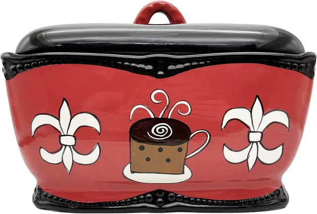 Tuscany Hand Painted Fleur De Lis Coffee Design **Get the Entire Collection** (B