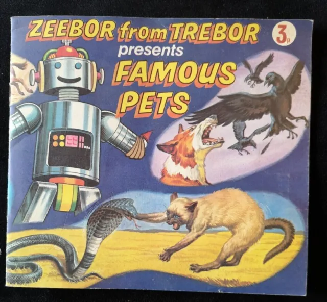 Vintage Zeebor from Trebor. Famous Pets Complete Card Book