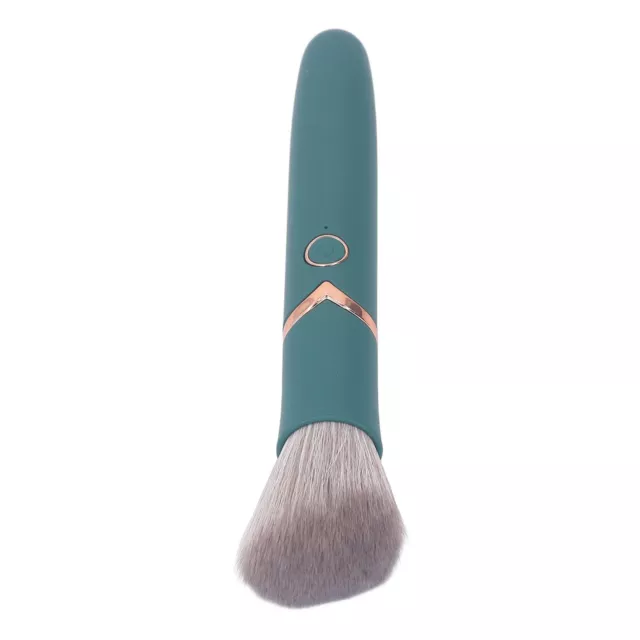 (Green)Electric Makeup Brush 10 Levels Soft Bristles Ergonomic Grip Blush XXL