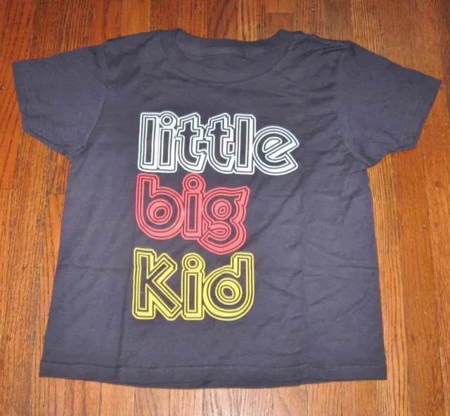 Little Big Kid Little Big Town Tee Shirt Kid Size Small 100% Cotton Made Mexico