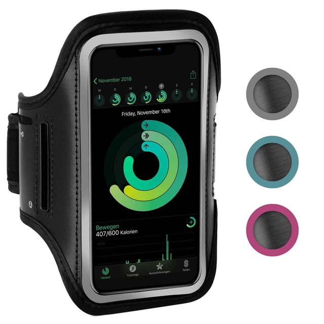 Fascia Da Braccio Portacellulare Per Xiaomi, OPPO, Realme - Cinturino Regolabile 9-15.5 Pollici, Impermeabile, Con Supporto Chiave - Foto 9