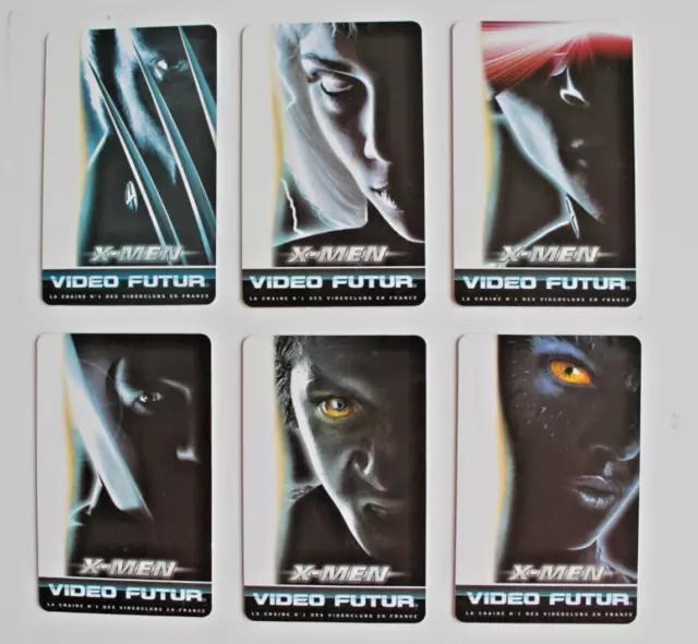 A Choisir Dans La  Serie De 6 Cartes  Video  Futur  X - Men    Etat Luxe