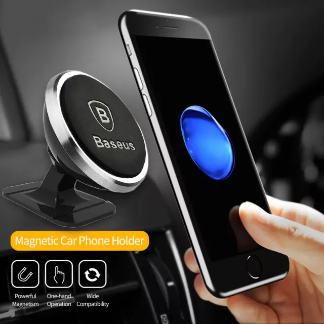 Baseus 360° Magnetic Dashboard Car Mount Phone Holder Universal Magnet Stand