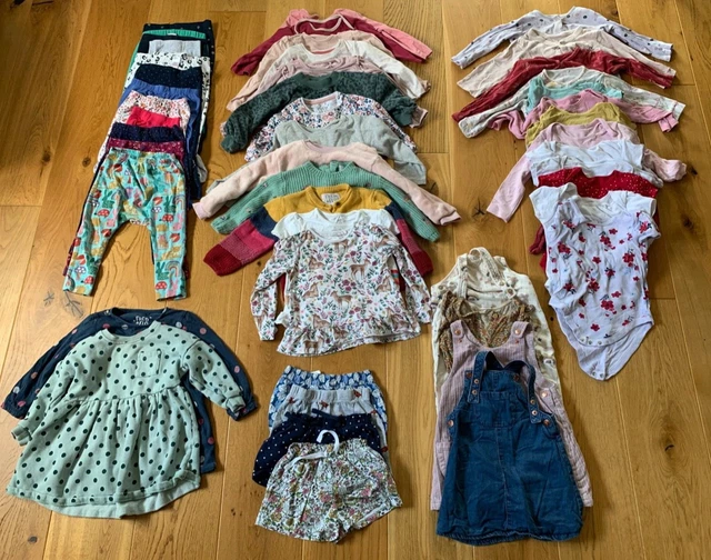 12-18 Months Girls Baby Clothes, Job Lot Bundle 1 *45+ Items* (Next, Mothercare)