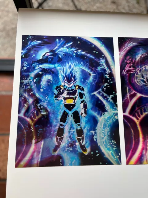 DragonBall Super 3D Holographic Poster-Goku,Frieza,Vegeta-Iconic Transformations