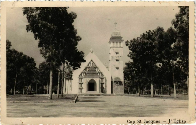 CPA AK Cap St.Jacques L'Eglise VIETNAM-INDOCHINA (840721)