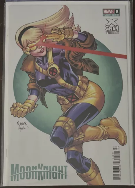 Moon Knight #8 NM 9.4 TODD NAUCK X-GWEN VARIANT MARVEL COMICS 2022
