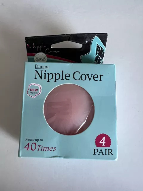 4 Pairs Nipple Covers for Women Pasties Nipple Covers Reusable Adhesive Silicone