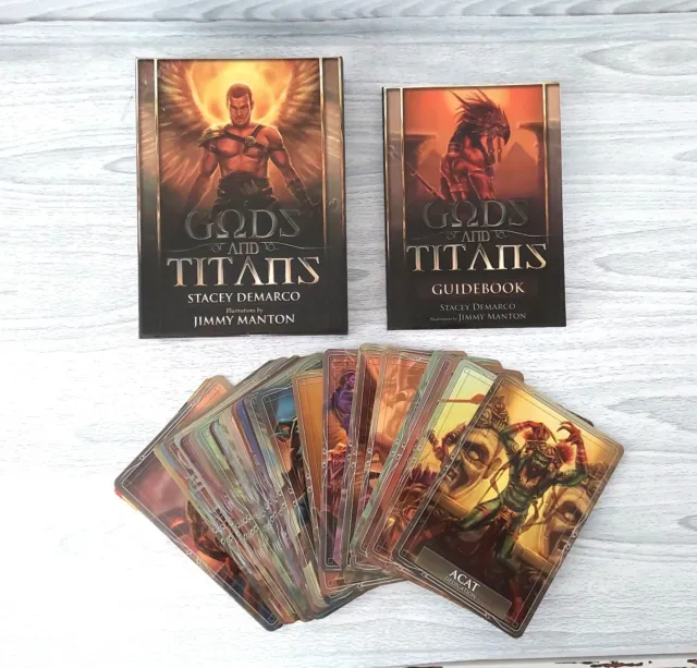Gods and Titans Oracle Cards, 36 Cards & Guide Book, Stacey Demarco