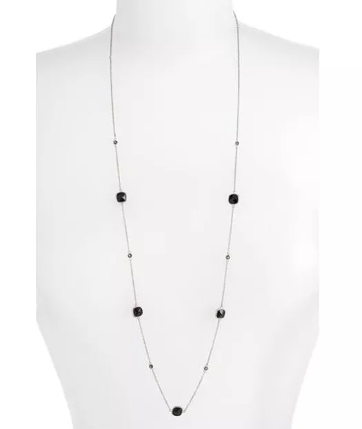 JUDITH JACK 130937 'Solaris' Stone Station Long Necklace