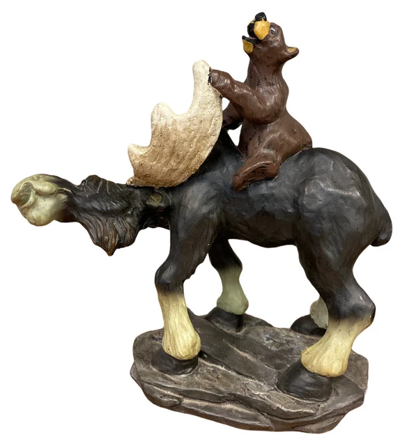 **GETTY UP MOOSEY** Rick Rowley Collection, *Moose On The Loose* Figurines