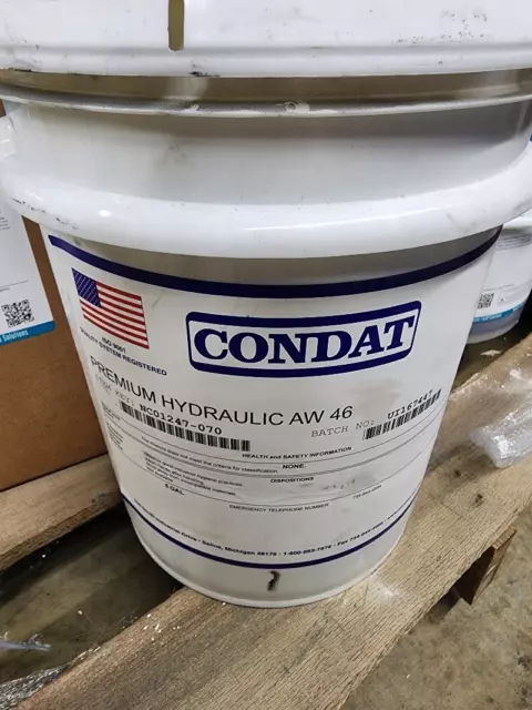 Condat Premium Hydraulic Fluid AW46 5 Gallon Bucket (STK)