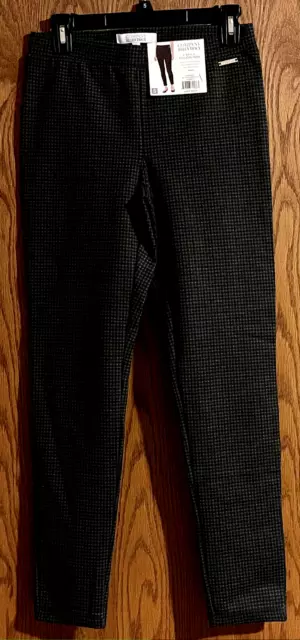 Nwt Company Ellen Tracy *Stretch Pull-On Ankle Pant* Gray/Black - Womens S