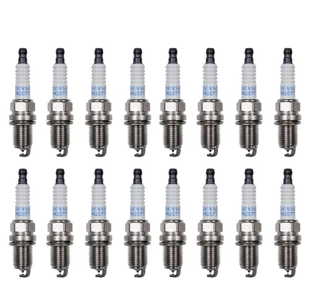 SET OF 16 Spark Plugs Gap 0.040 Denso For Audi BMW Mercedes Volvo VW