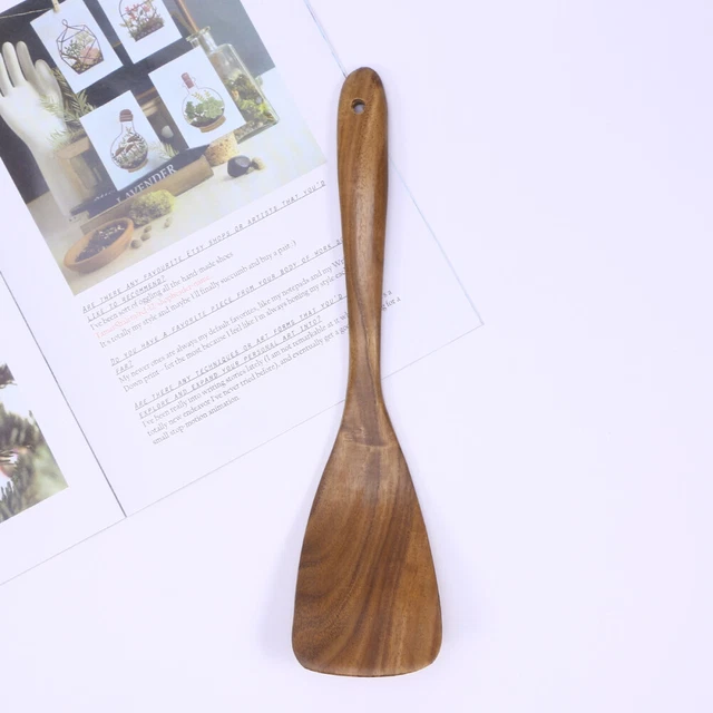 KITCHEN SPATULA KITCHEN Gadget Cooking Utensils Wooden Turner Food £7.