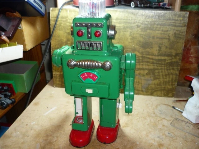 Robot Marcheur Smoking Space Man - Ha Ha Toys (TR20) - Gris - Neuf