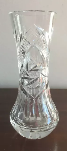 Beautiful Vintage Cut Crystal vase