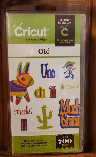 Cartucho Artístico Cricut ""Ole"" Cricut Serie Cotidiana Completo Sellado de Fábrica Nuevo