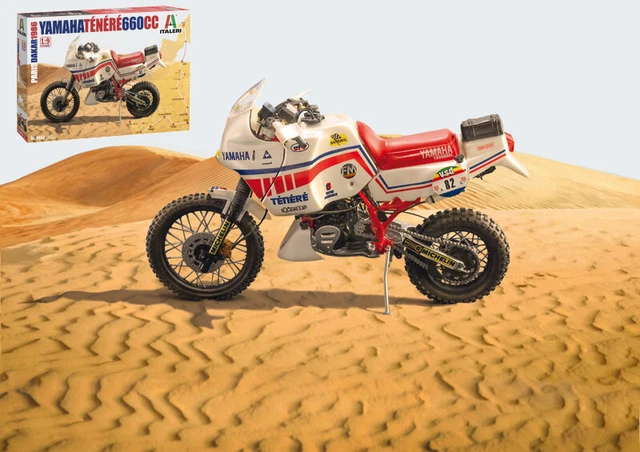 Miniature Moto Moteur Bike Kit De Montage Italeri Yamaha Tenere 660 Cc auto