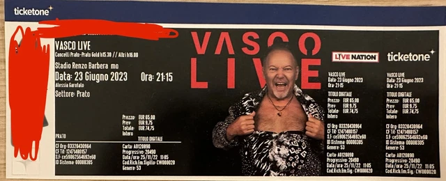 biglietto concerto vasco rossi