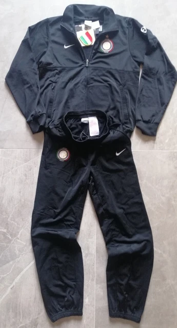 Tuta Completa Inter 2009 2010 Nike Boys Taglia L Nuova Con Etichette Originali