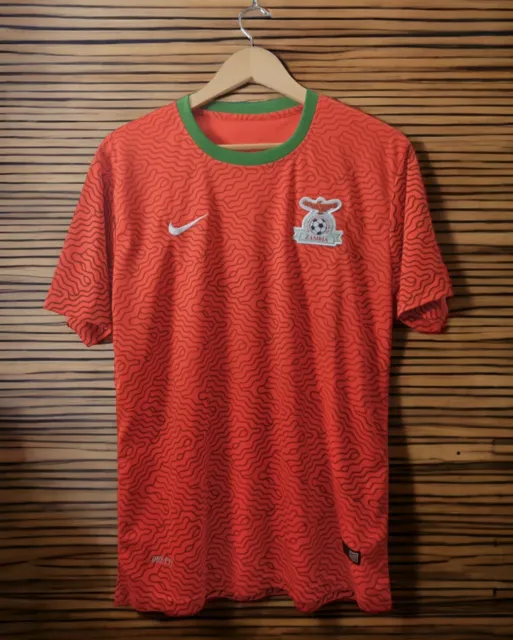🇿🇲 Maillot Football Zambie - Size M - Camiseta Maglia  Zambia Retro Vintage