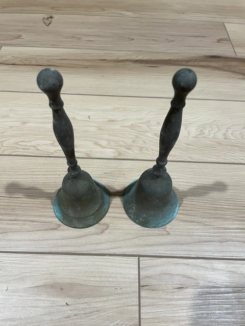 Vintage Decorative Brass Dinner/School Hand Held Bell
