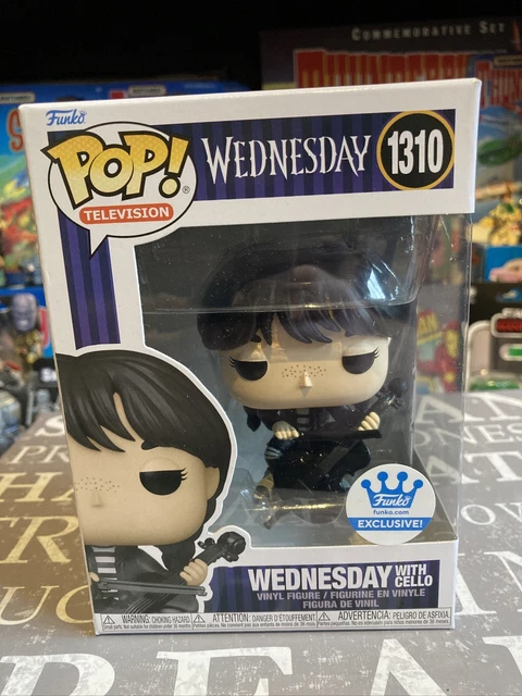 Funko Pop! Funko Exclusive Wednesday with Cello 1310 In Hand In Protector