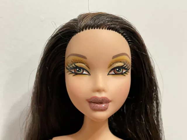 Barbie Mi escena Juicy Bling Nolee Doll Super Long Hair Rare 3