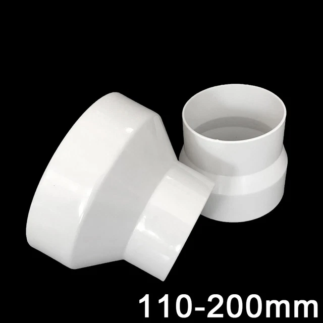 110-200mm PVC Pipe Reducing Plumbing Concentric Connector Coupling Fittings Big
