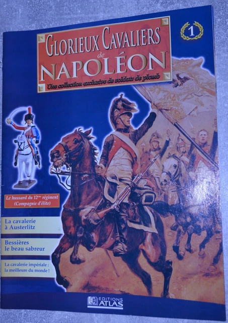 Figurine Starlux - 12e Régiment De Hussards De Napoléon - Plomb Peint échelle 1:32 (60mm) - Occasion Bon état