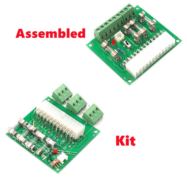 Desktop Computer PC Power Supply ATX Take-Off Board Power Lead-Out Wiring Module