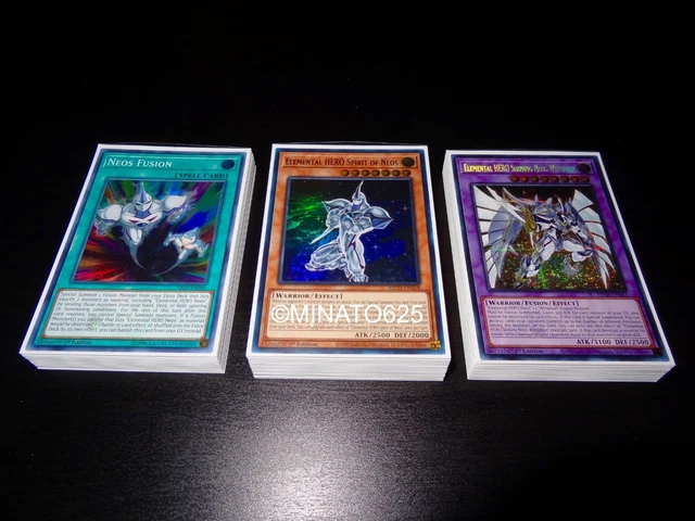 YUGIOH COMPLETE NEO-SPACIAN Deck! Elemental Hero Shining Neos Wake Up  Stratos $129.99 - PicClick