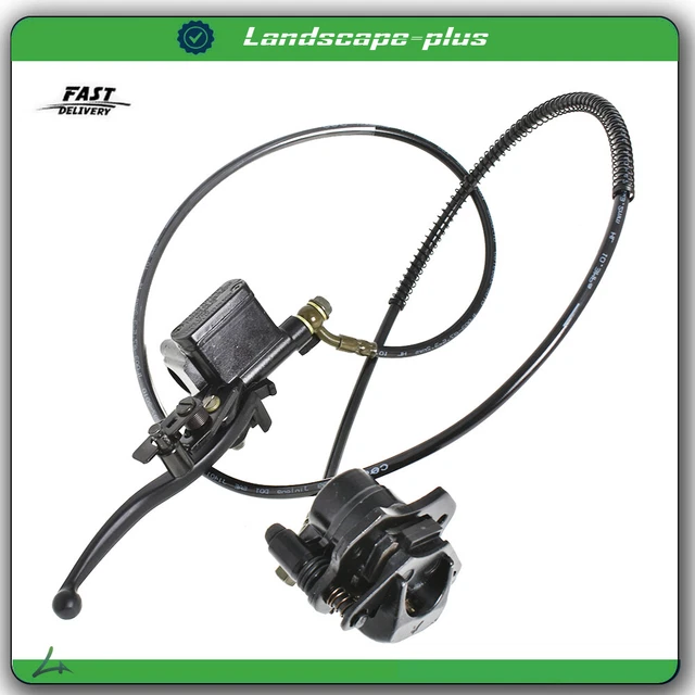 LEFT BRAKE MASTER Cylinder Caliper Assembly ATV Rear 90cc 110cc 125cc