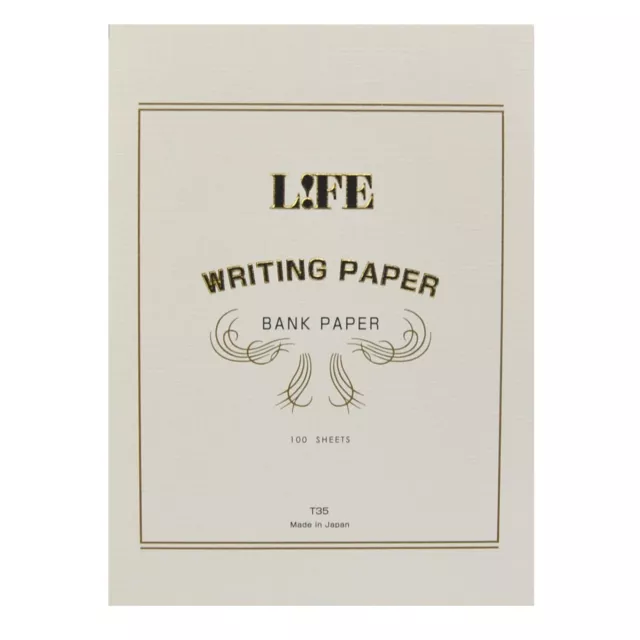 LIFE Bank paper writing paper snow T35 Japan Import New