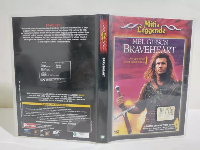 I115461 DVD - BRAVEHEART (1995) - Mel Gibson / Sophie Marceau