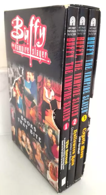 Complete x3 Book Box Set Buffy The Vampire Slayer: Books That Bite - Paperback
