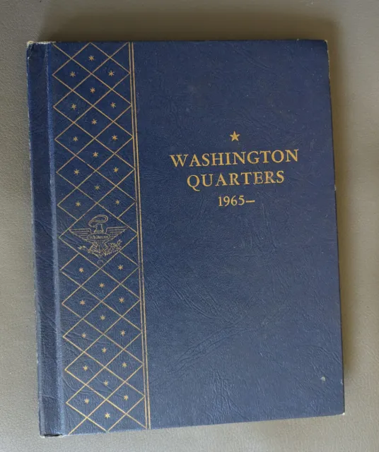 Washington Quarters 1965- Whitman Album Folder #9419 Vintage Made in USA