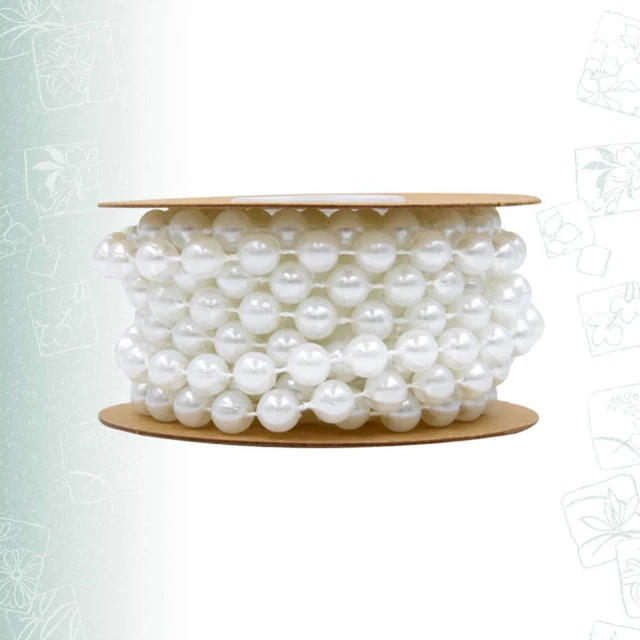 8 MM Faux Pearl Beads Wedding Decor Bead Charms Bracelets Beadwork 2